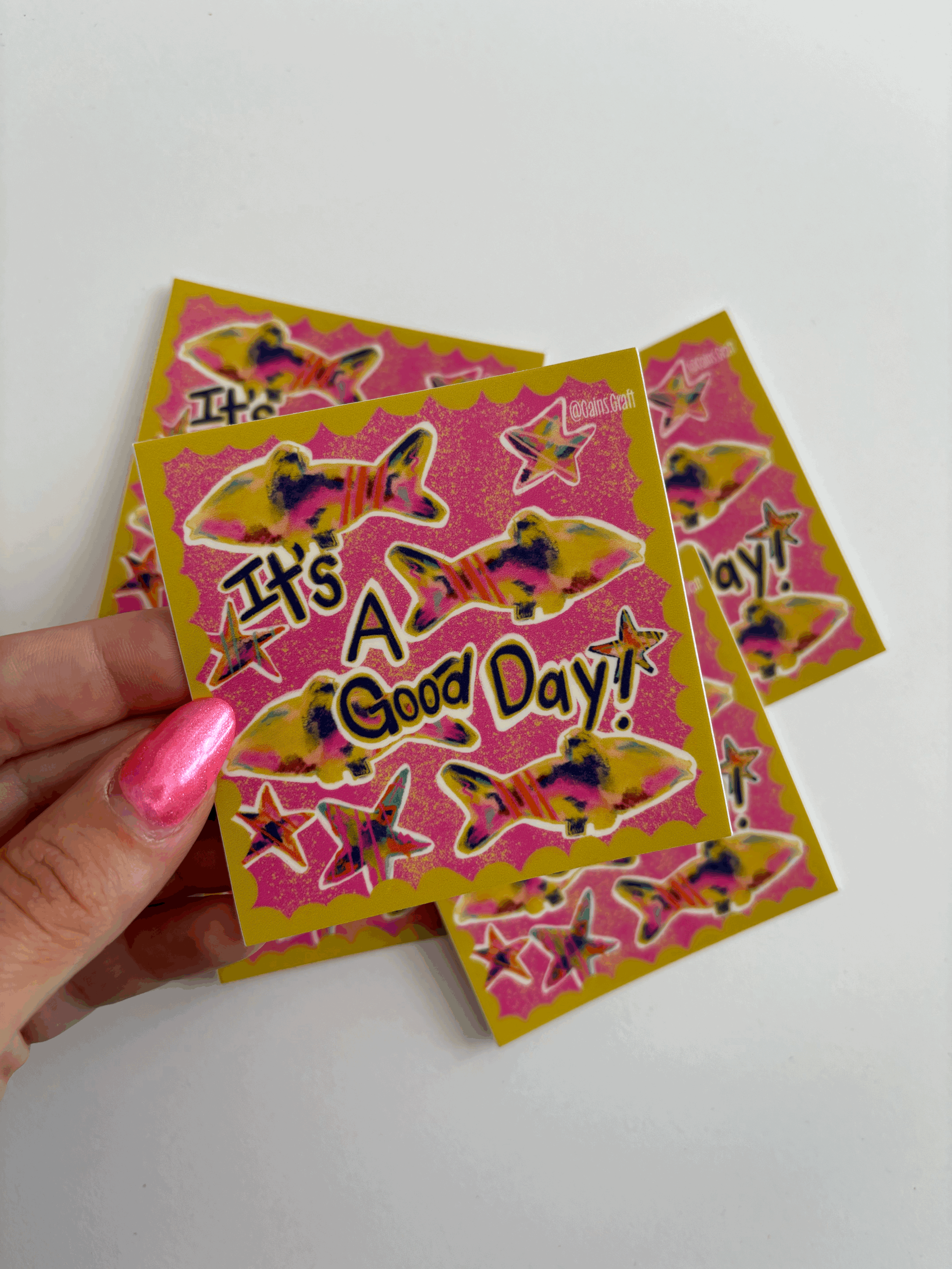 A Good Day Sticker