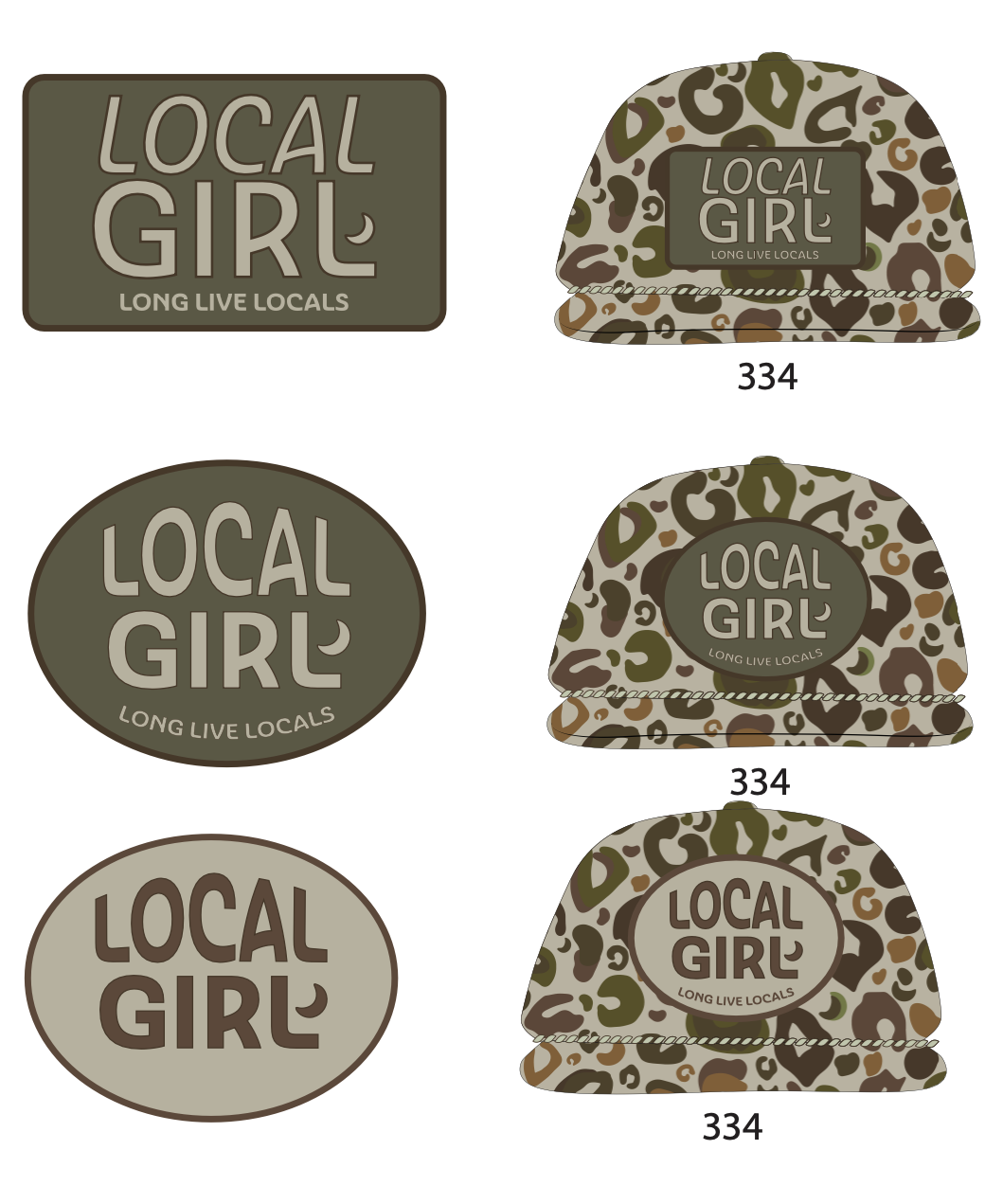 Leopard Print Hat Mockup