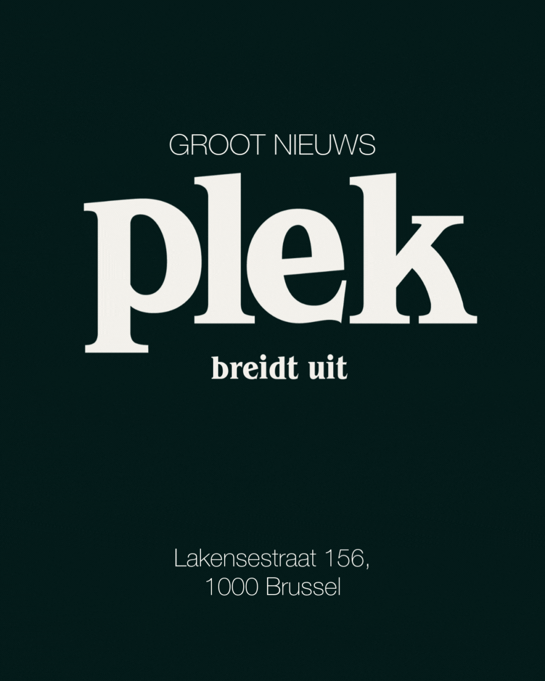 Kom je naar PLEK?  Check even waar je moet zijn.