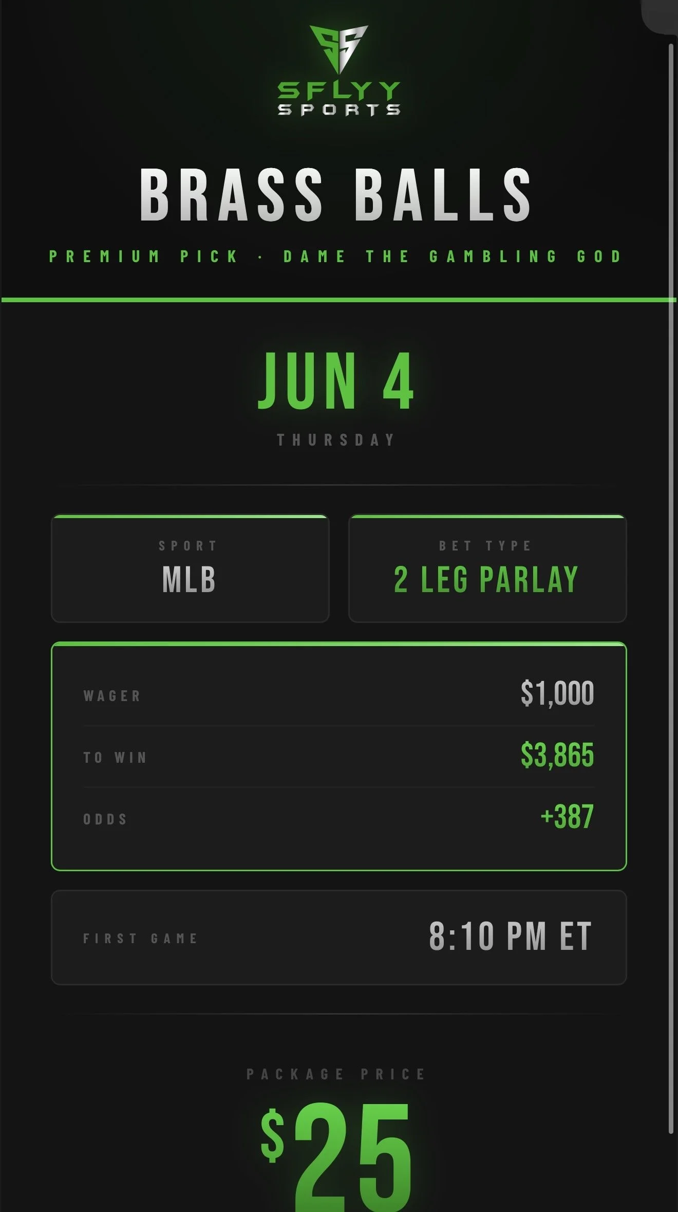 Brass Balls Bet!! 💰💰