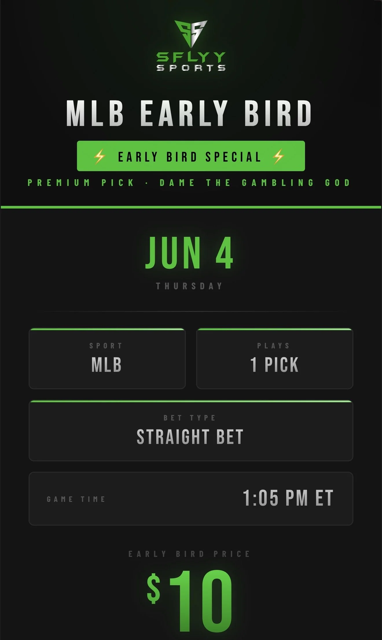 MLB Early Bird