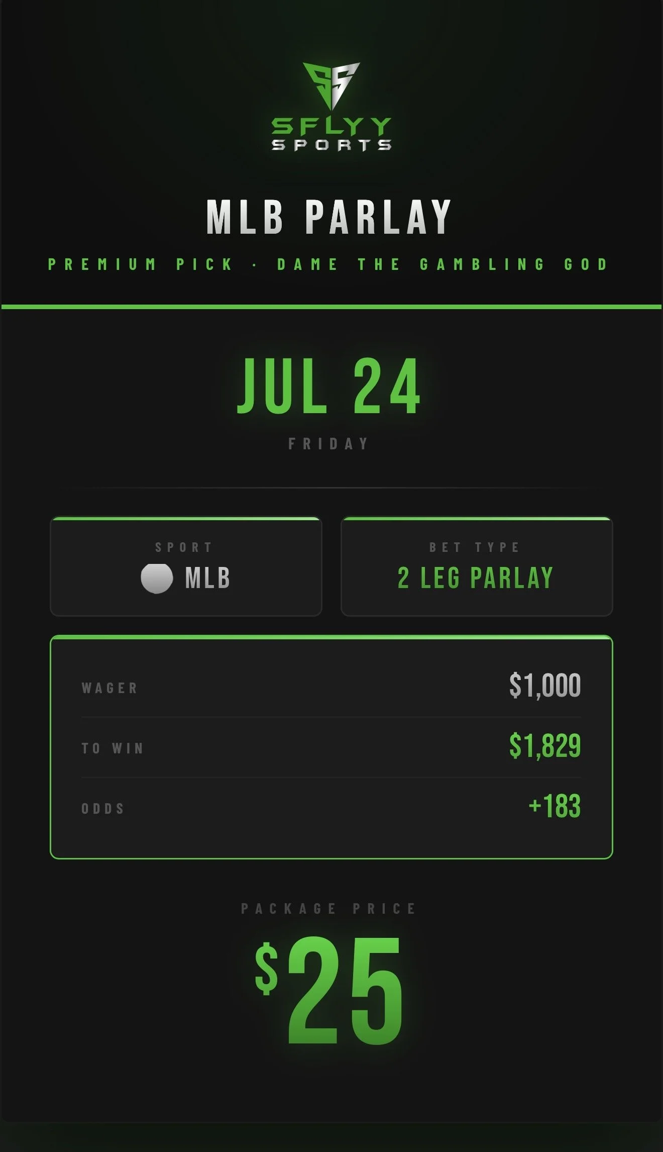 MLB Parlay of the Day