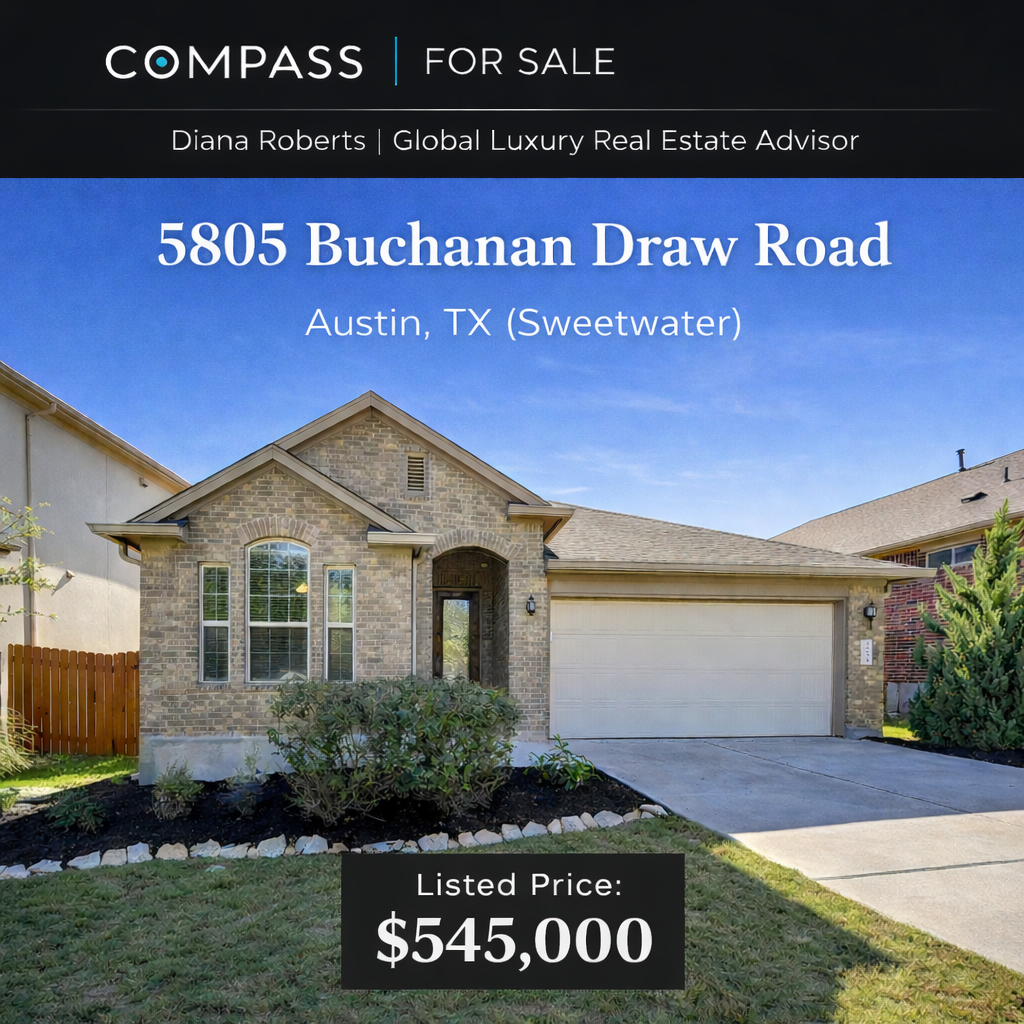 FOR SALE, SWEETWATER | 5805 BUCHANAN DRAW ROAD AUSTIN, TEXAS 78738