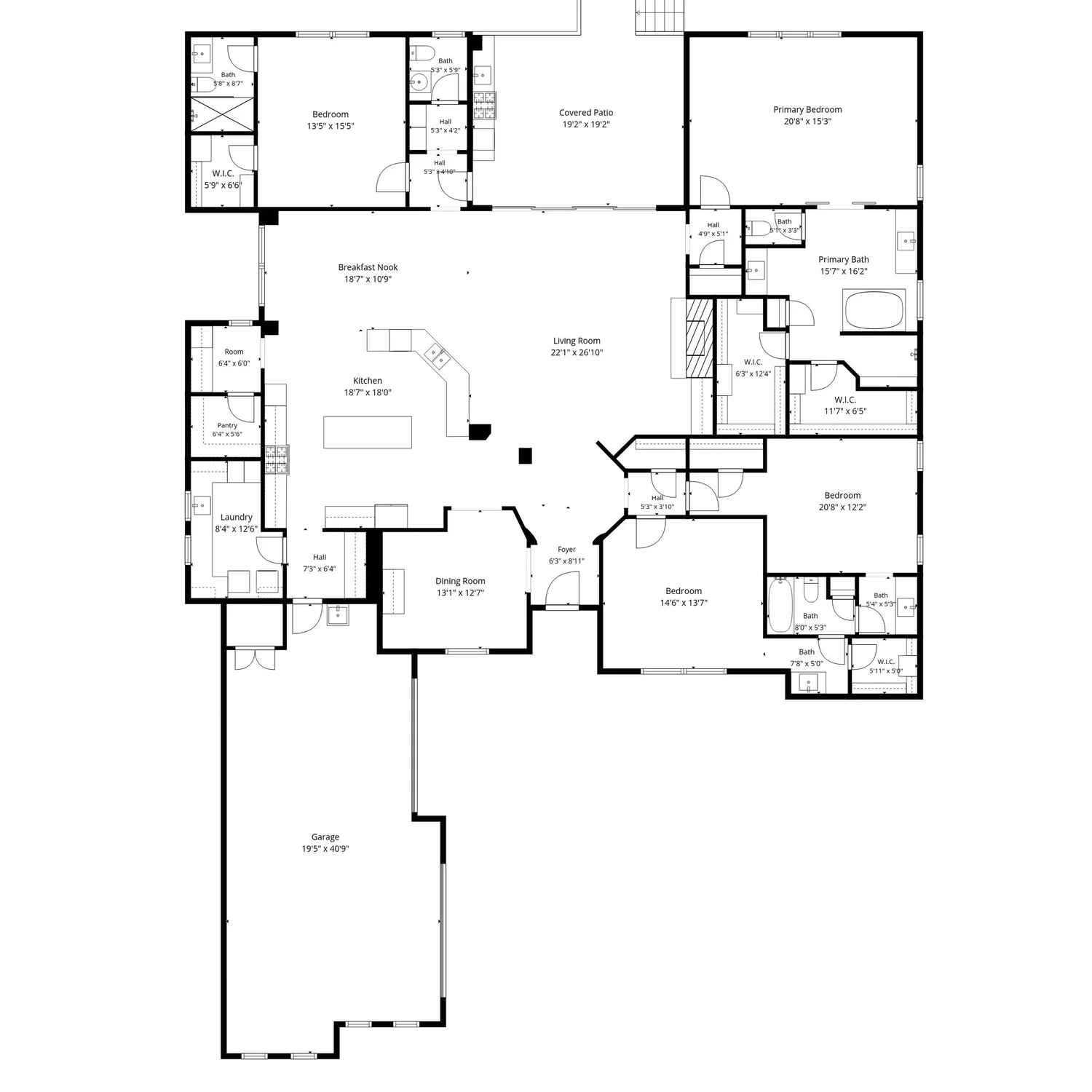 Floor plan for 328 Ringtail Stream Drive