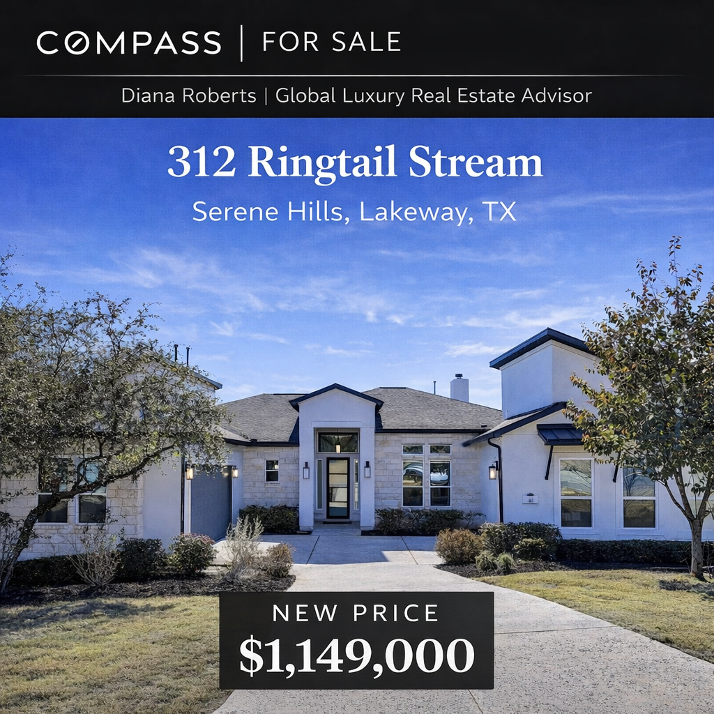 FOR SALE, SERENE HILLS | 312 RINGTAIL STREAM  LAKEWAY, TEXAS 78738