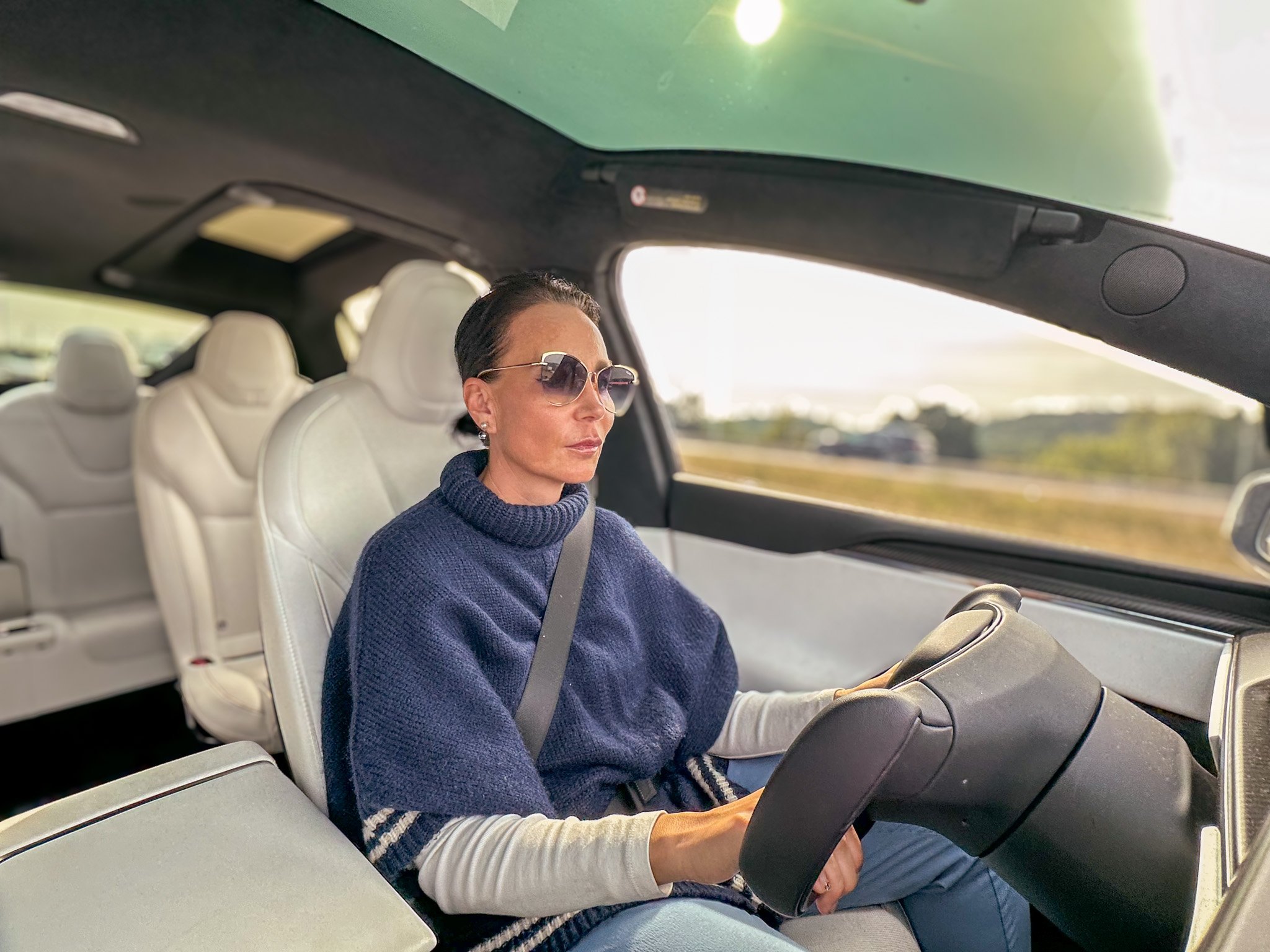 Diana Roberts driving in Austin