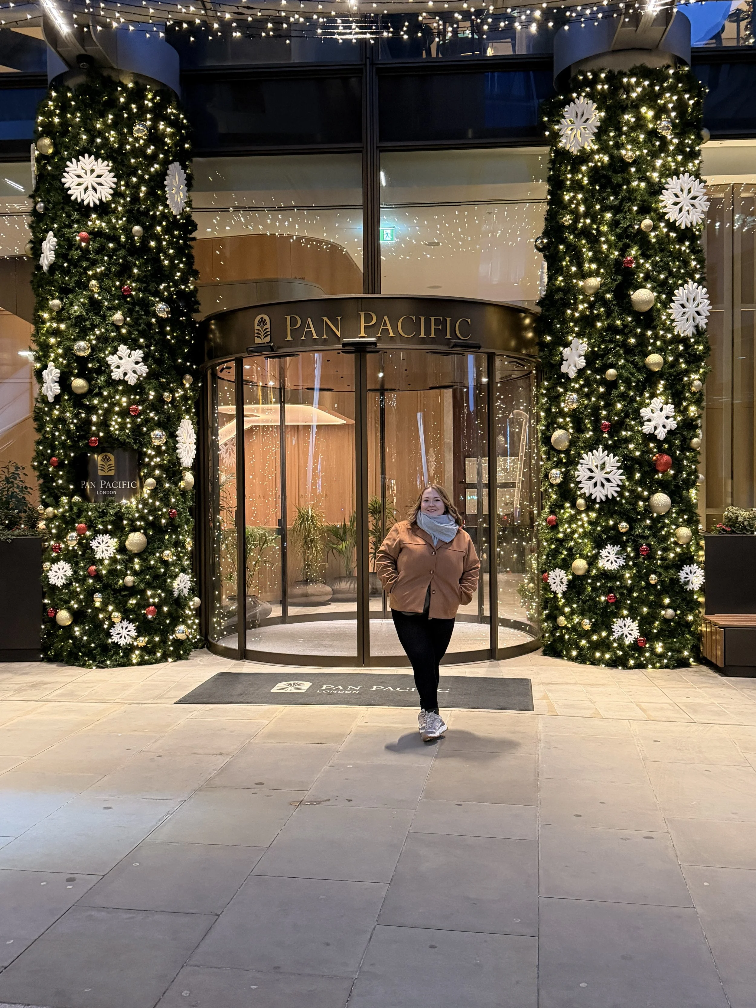 Pan Pacific Entrance Installed, Christmas 2025