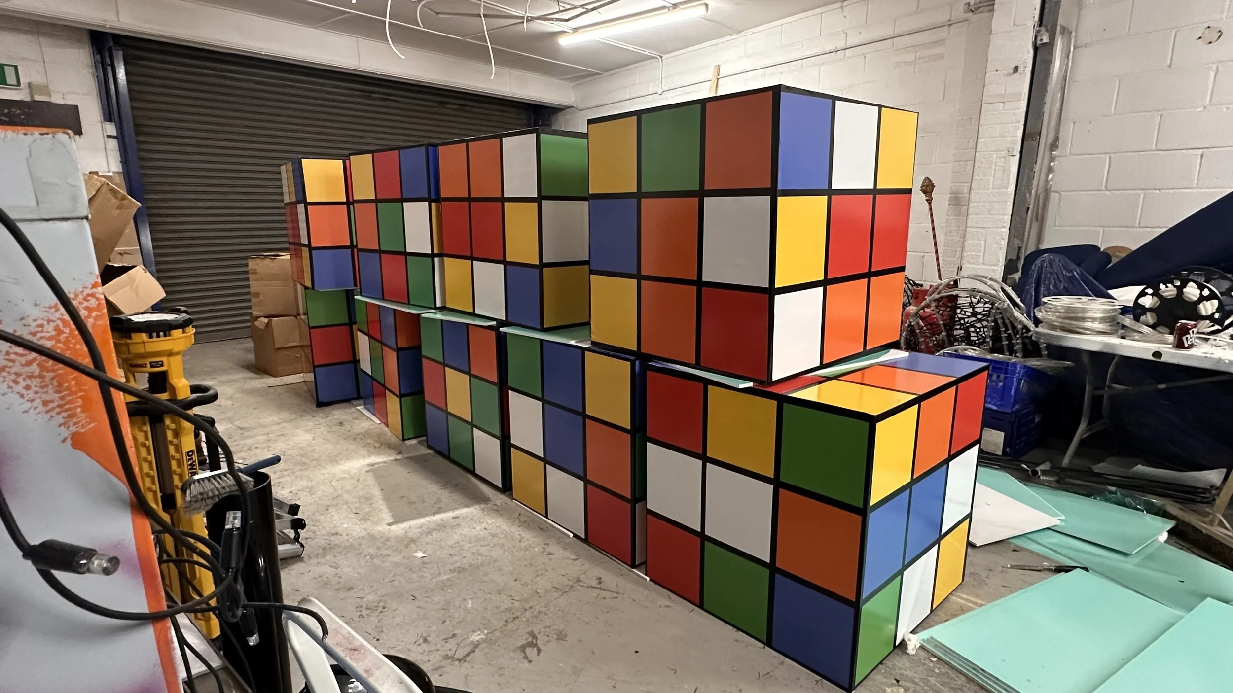 Complete Giant Rubik’s, Tewksbury 80s Christmas 2025