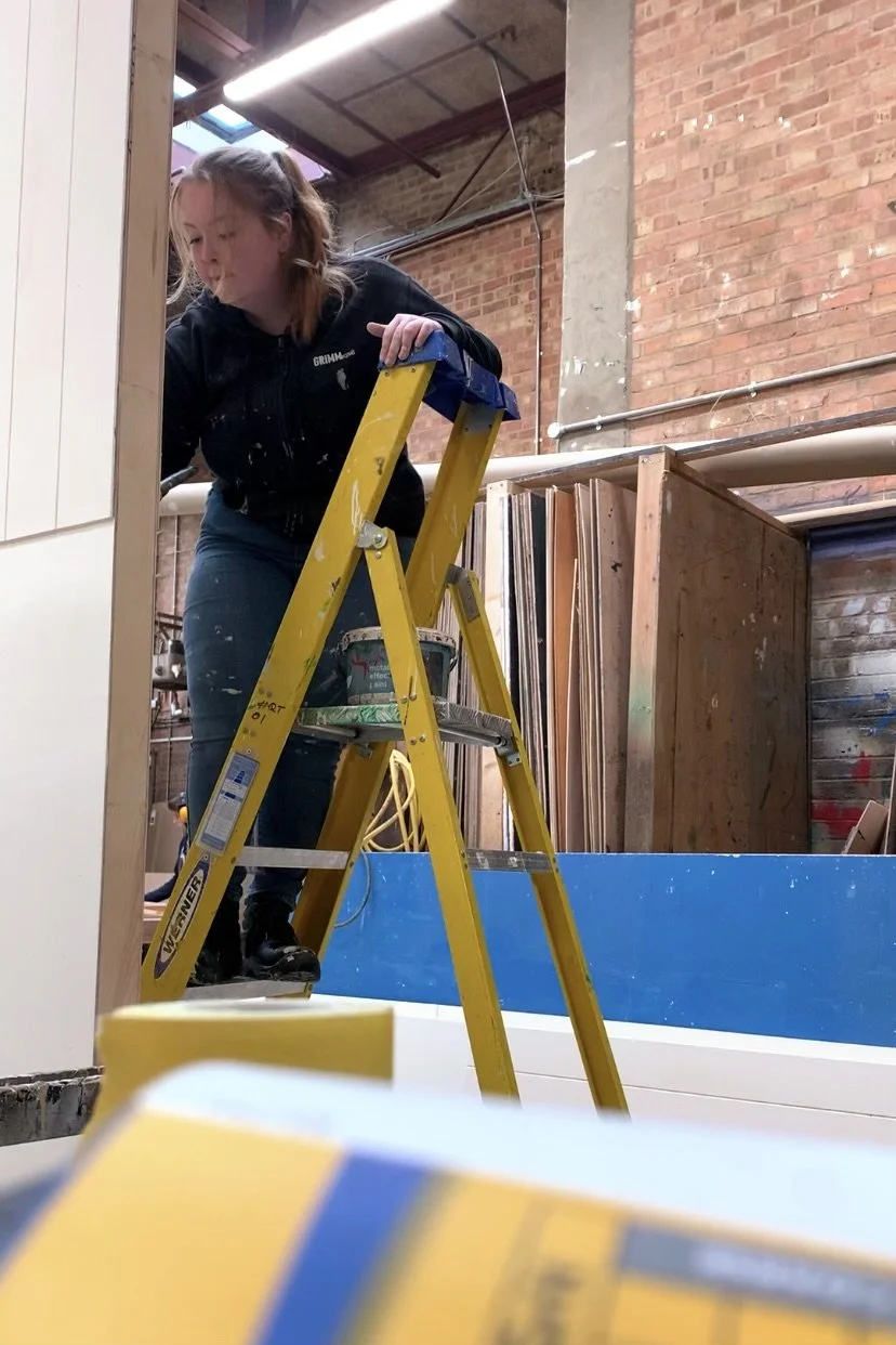 Theatre Production, The Flood, in Progress