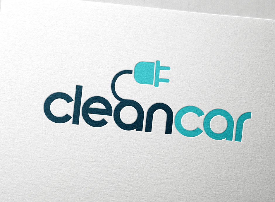 Clean car logo design