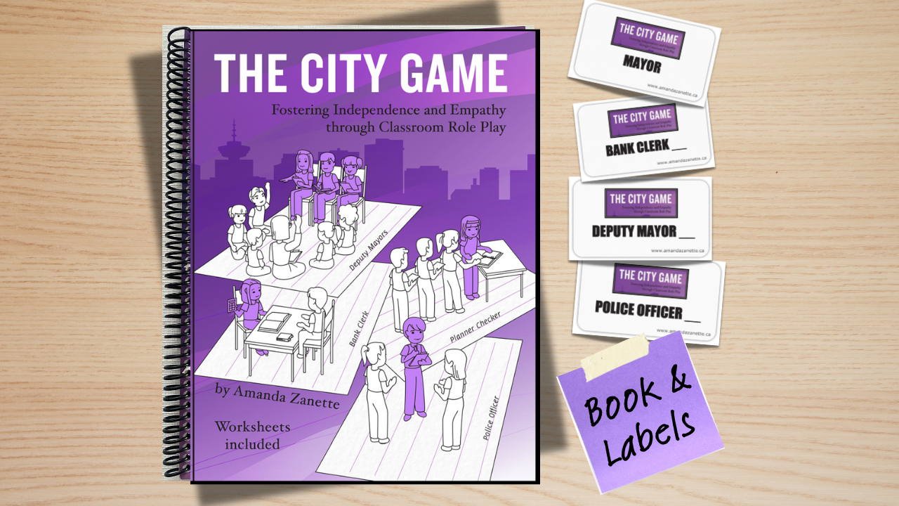 The City Game Book & 18 Labels *Shipping & Taxes Included*