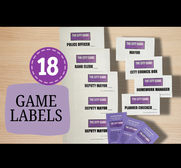 18 Game Labels *Shipping & Taxes Included*