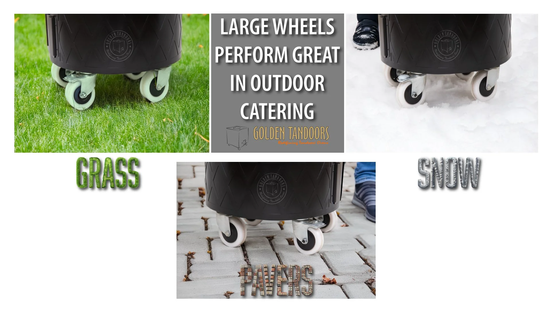 tandoor backyard wheels for snow