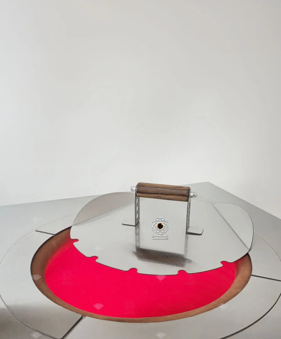 tandoor mouth stainless steel cover