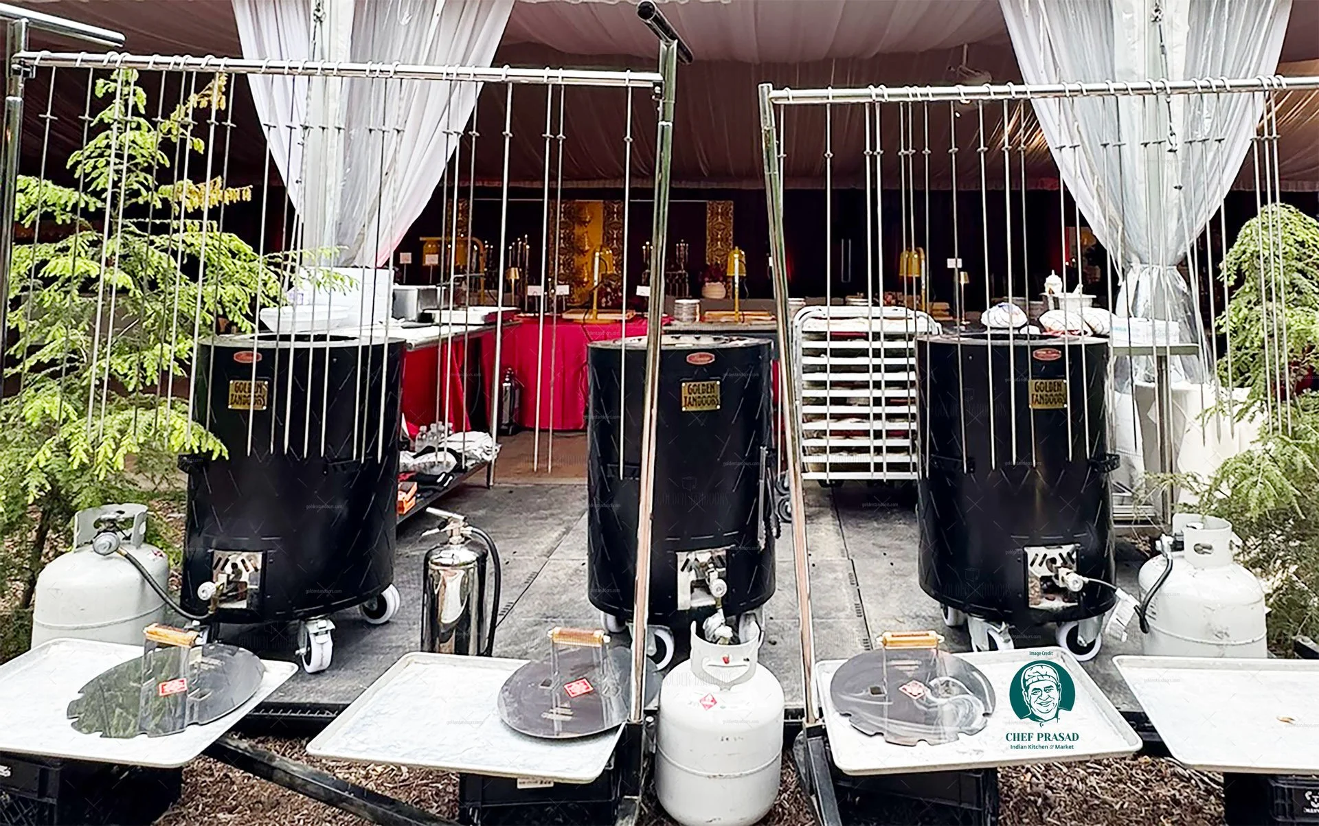 large wedding catering tandoor ovens 