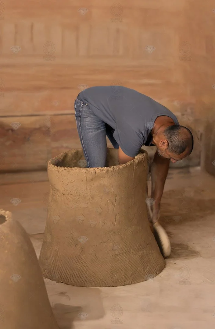 tandoor clay pot hand made