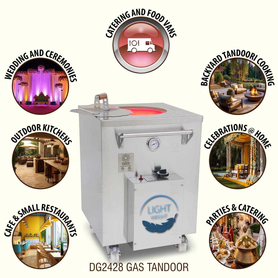 24 inch diamond gas tandoor