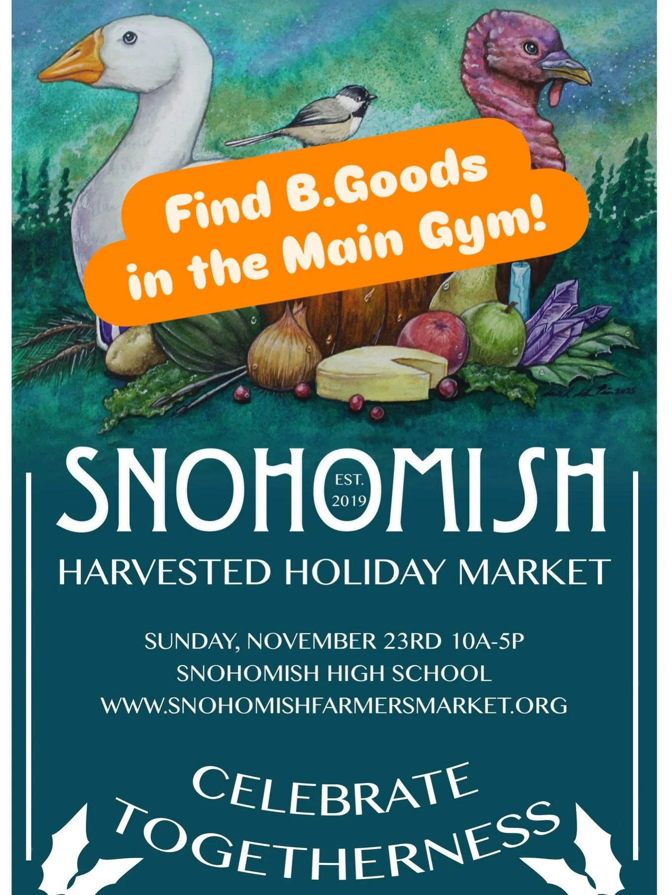The Snohomish Harvested Holiday Market is this Sunday! Swipe to see my popular cork trivets featuring my hand-drawn mandala designs. I just restocked! You can also find Swedish dish cloths and flour sack cotton towels featuring my patterns and illust