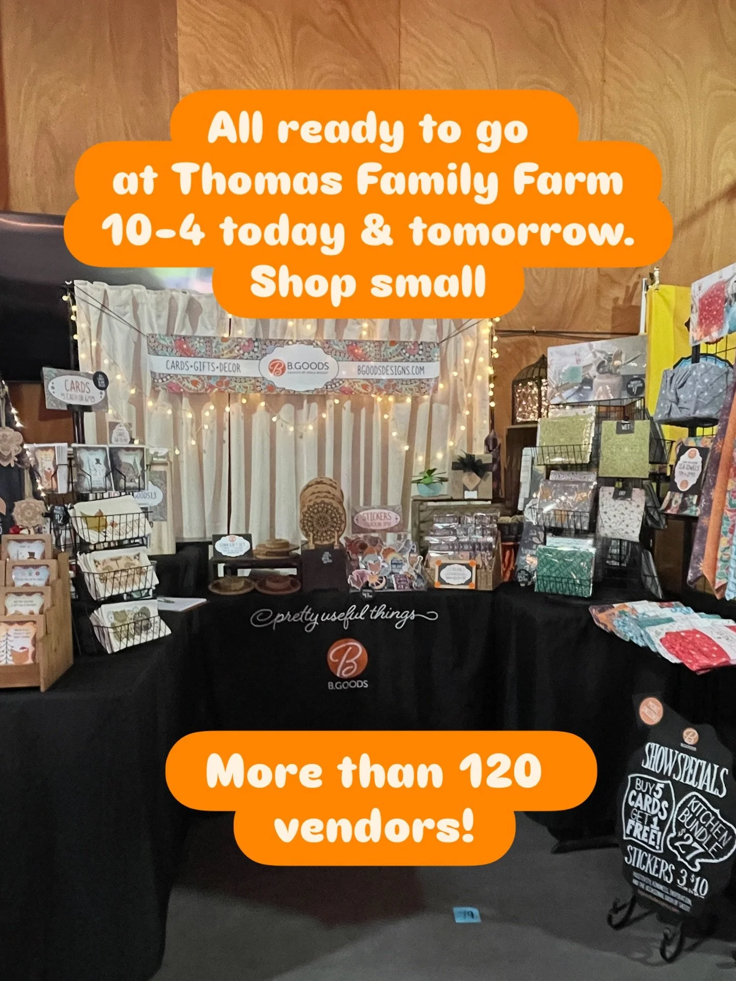 Shop small this weekend! We&rsquo;re at Holly Jolly Holiday Market at Thomas Family Farm in Snohomish today and tomorrow 10-4! Swipe to see some of the &ldquo;goods&rdquo;. Thanks for supporting independent artists.😘
