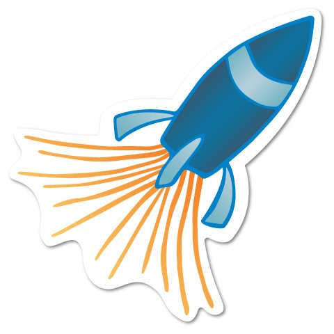 Rocket Sticker