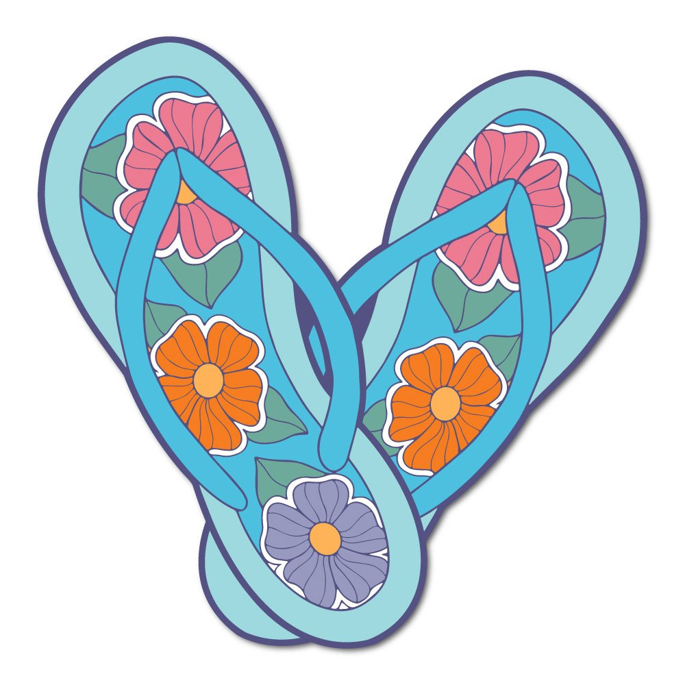 Flip Flops Sticker