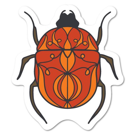 Beetle Sticker