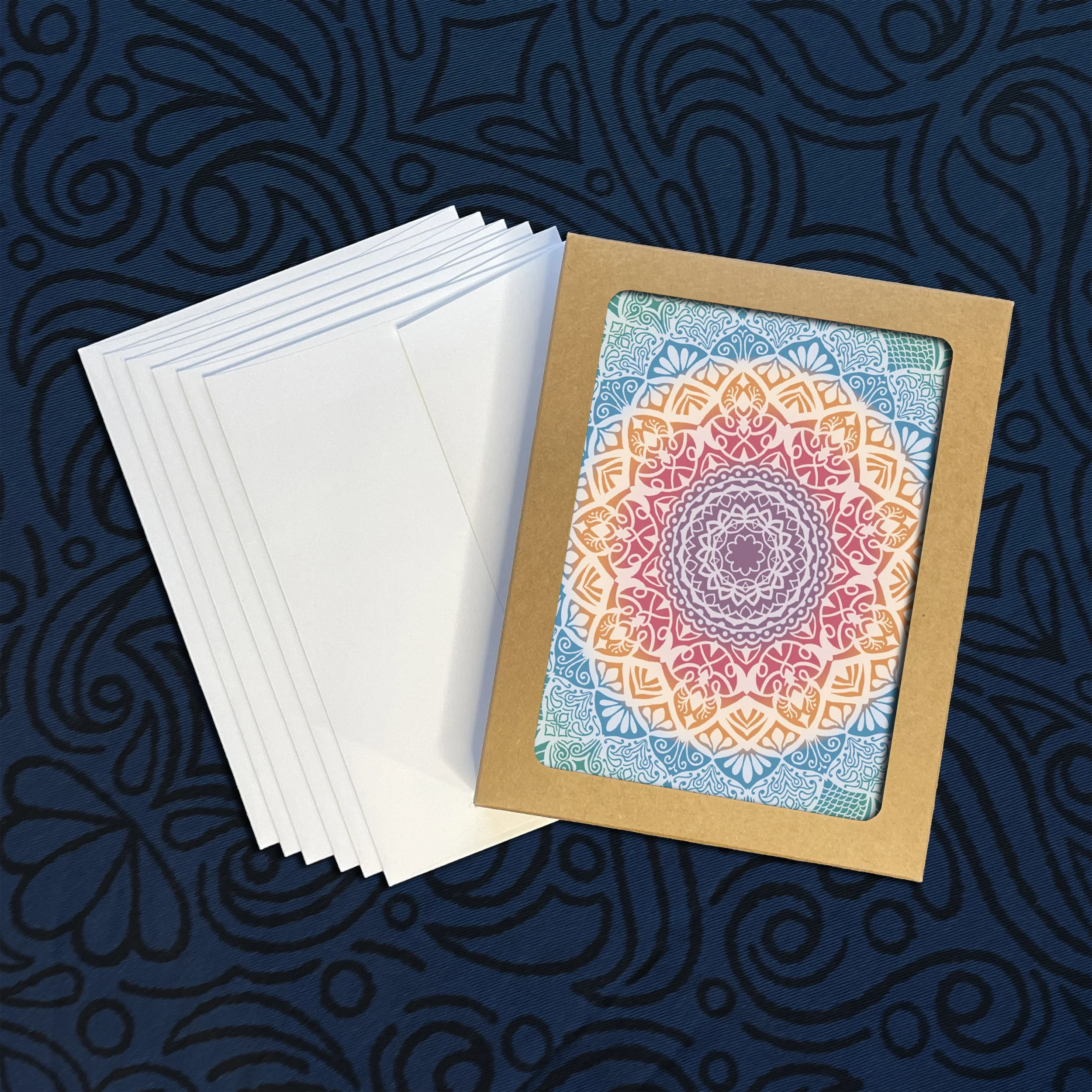 Sunrise Mandala Card - Box of 6
