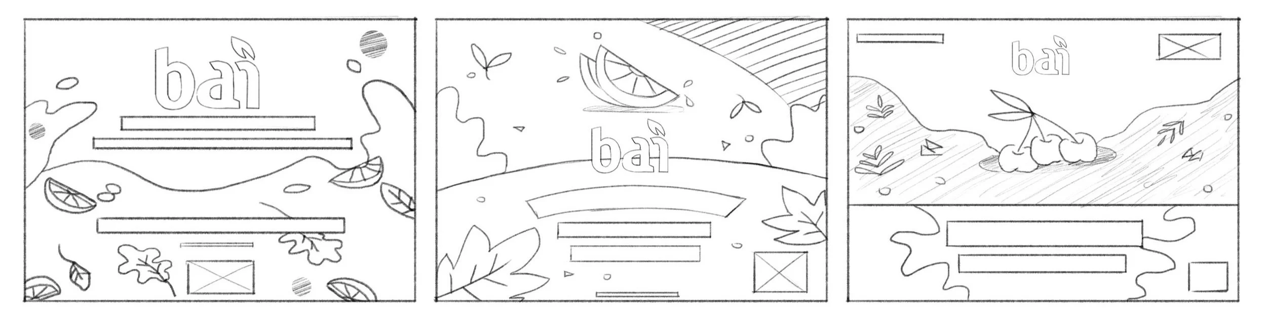 Initial Sketch Designs