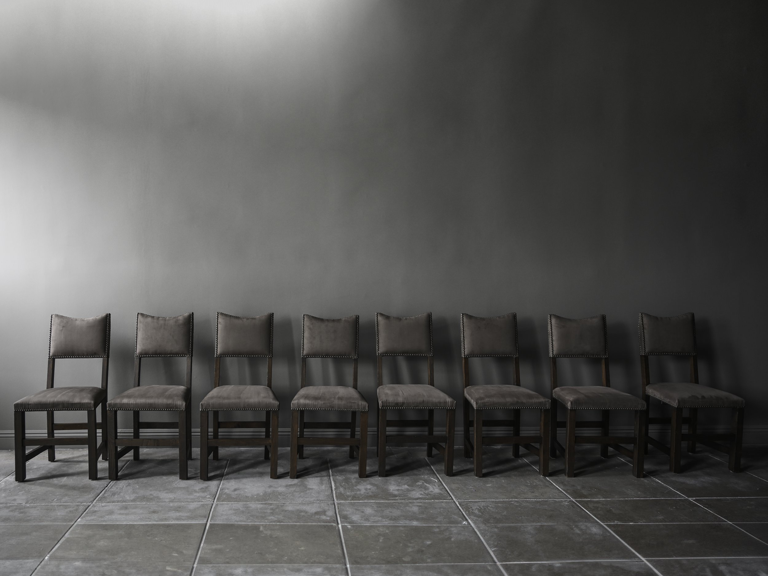 Set of (8) Spanish Dining Chairs<br><em>|Studio OSKLO - Collection I - Antique</em>