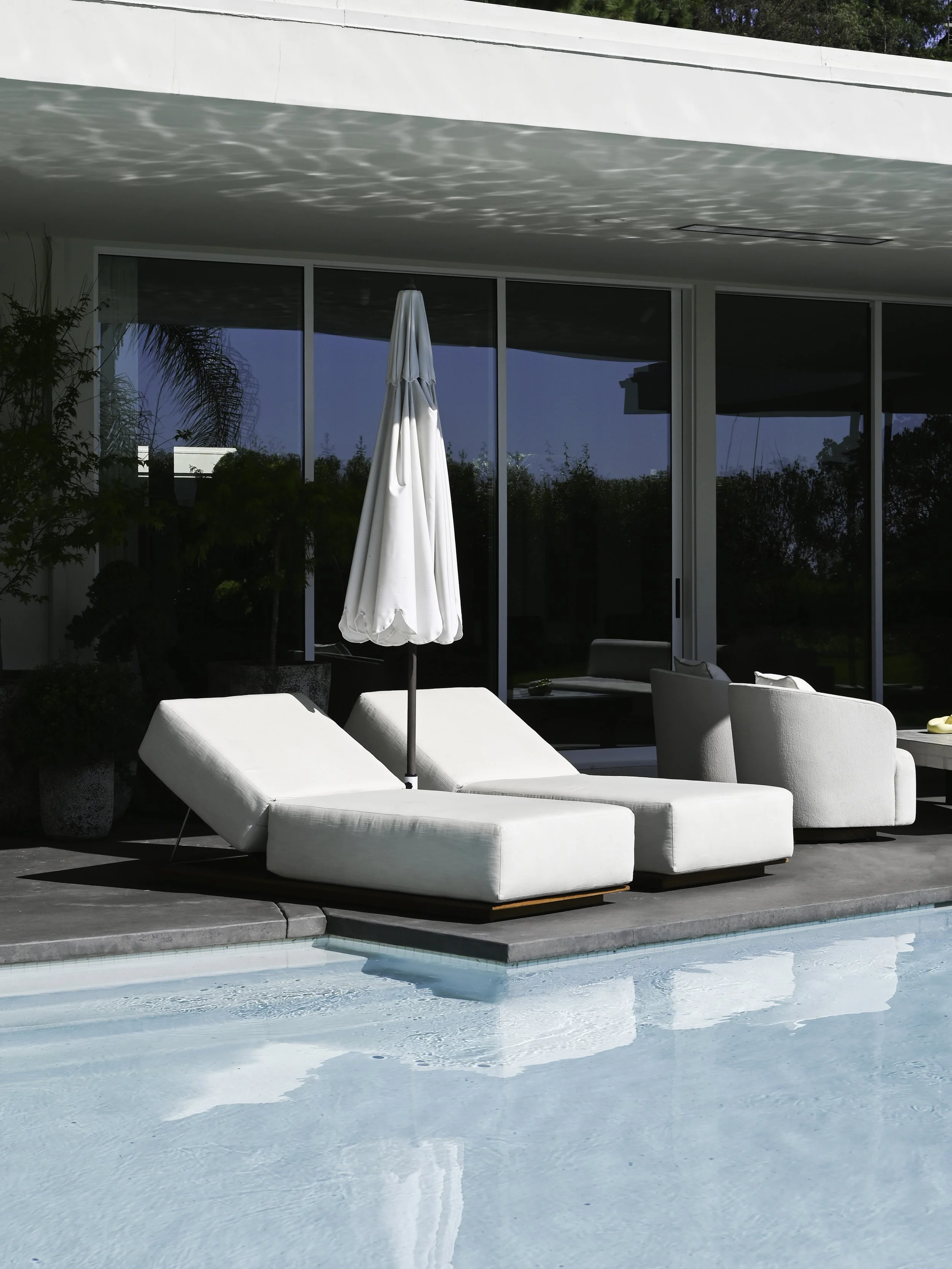 Osklo Outdoor Chaise<br><em>|Studio OSKLO - Trousdale Collection</em>