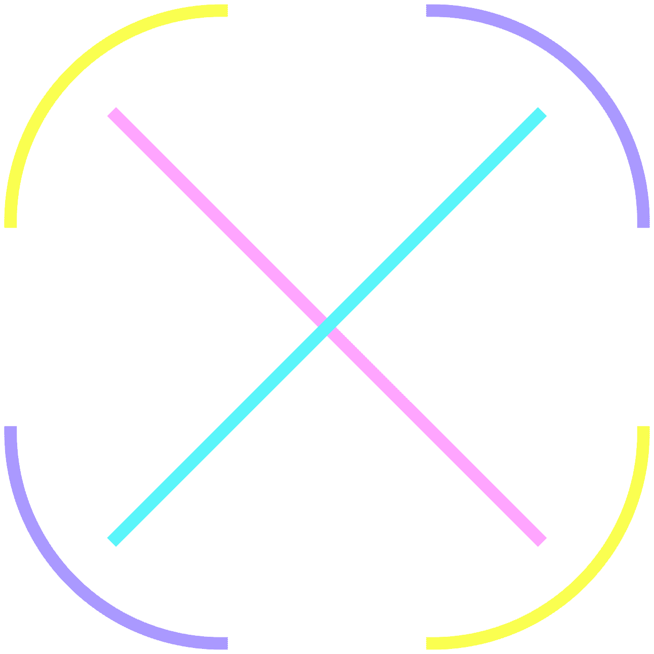 Colorful clock with black face and neon-colored hands and hour markings.