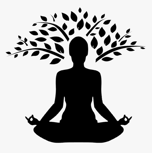 Yoga silhouette