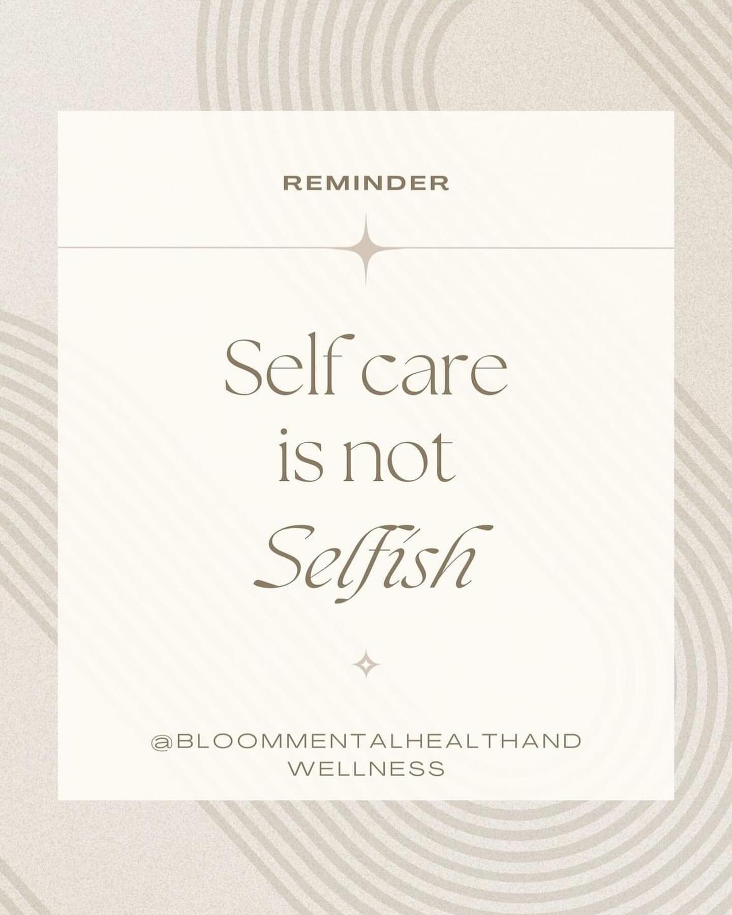 When people think of self-care things like bubble baths, facials, and pedicures may come to mind. While these things are great, it is not self-care. True self-care is actually taking care of yourself and meeting your physical, emotional, relational, 