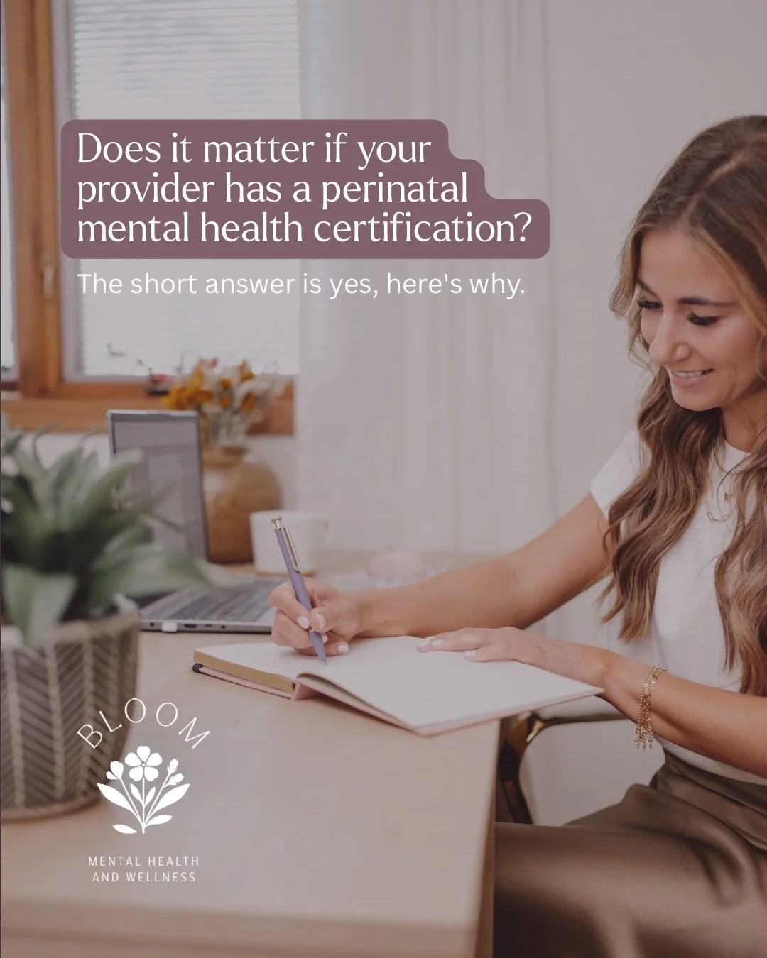 Ready to work with a provider who has a perinatal mental health certification? Our newest mental health nurse practitioner, Kaitlyn, has availability now. 

Comment &ldquo;SCHEDULE&rdquo; to schedule a FREE 15-minute phone consult with her to see if 