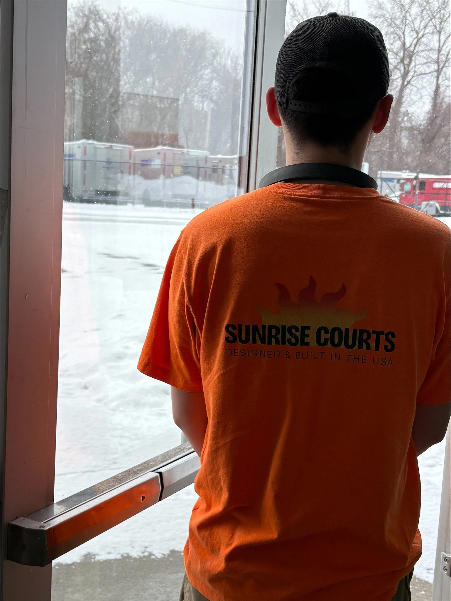 When the forecast says ❄️ blizzard&hellip; we hear game on.

Snow, wind, freezing temps &mdash; none of it stops Sunrise Courts from servicing squash courts and keeping facilities match-ready. While others stay home, our crew is layering up, loading 