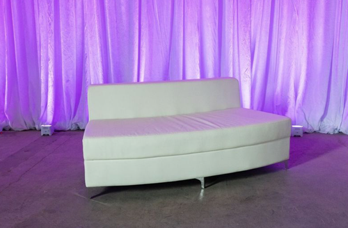 Reverse Curve Backed Bench