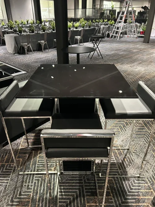Black Or White High Stool