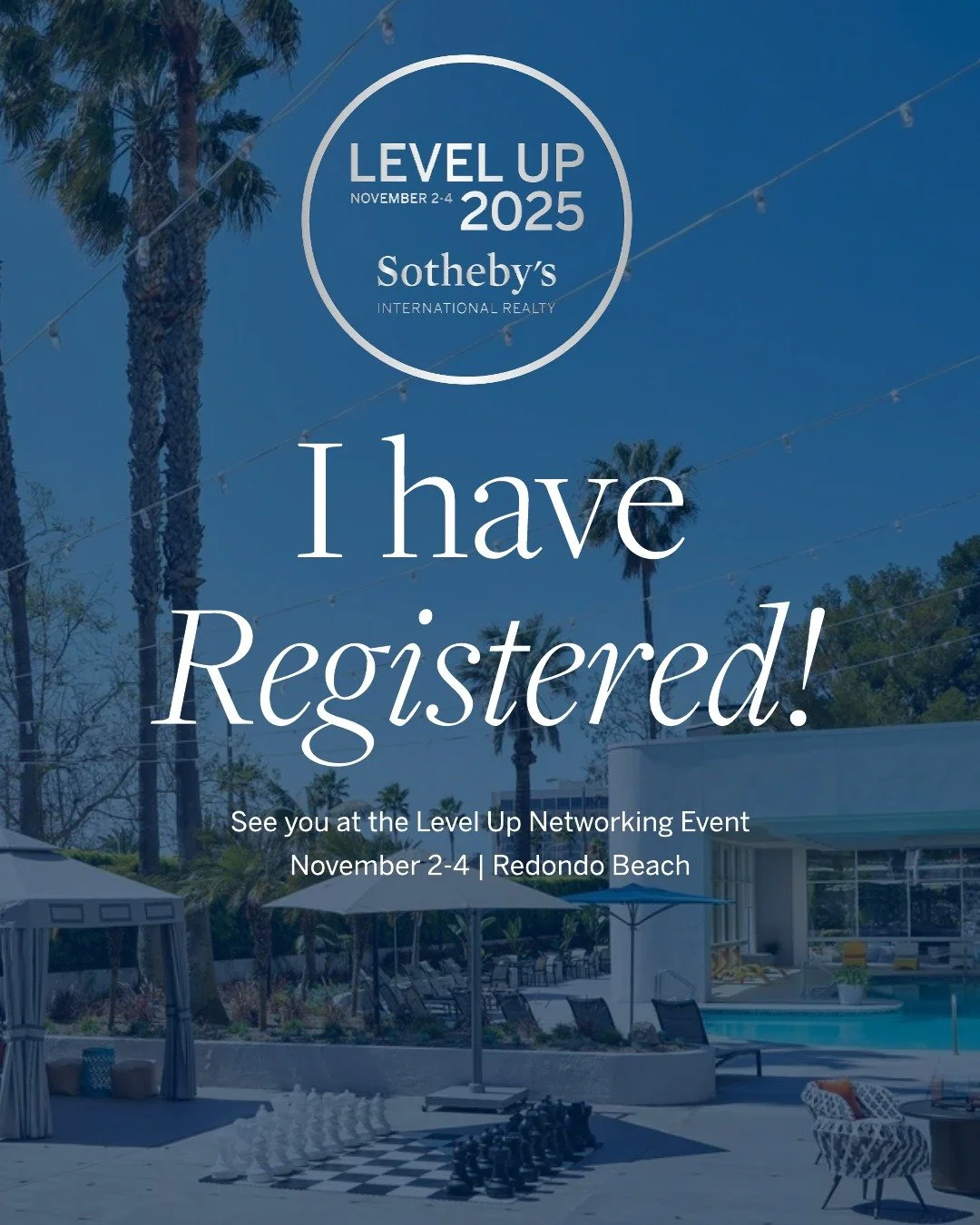 I&rsquo;m looking forward to attending Sotheby&rsquo;s International Realty&rsquo;s Level Up Networking event&mdash;a gathering that brings together some of the most inspiring voices in our global network.

Building authentic connections through coll