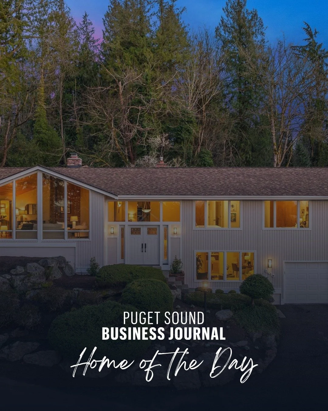 My gorgeous new listing on Mercer Island is featured as Puget Sound Business Journal's Home of the Day today! If you love this home as much as I do, please click on the link in my Story and hit that "Vote" button. Each one gets us closer to