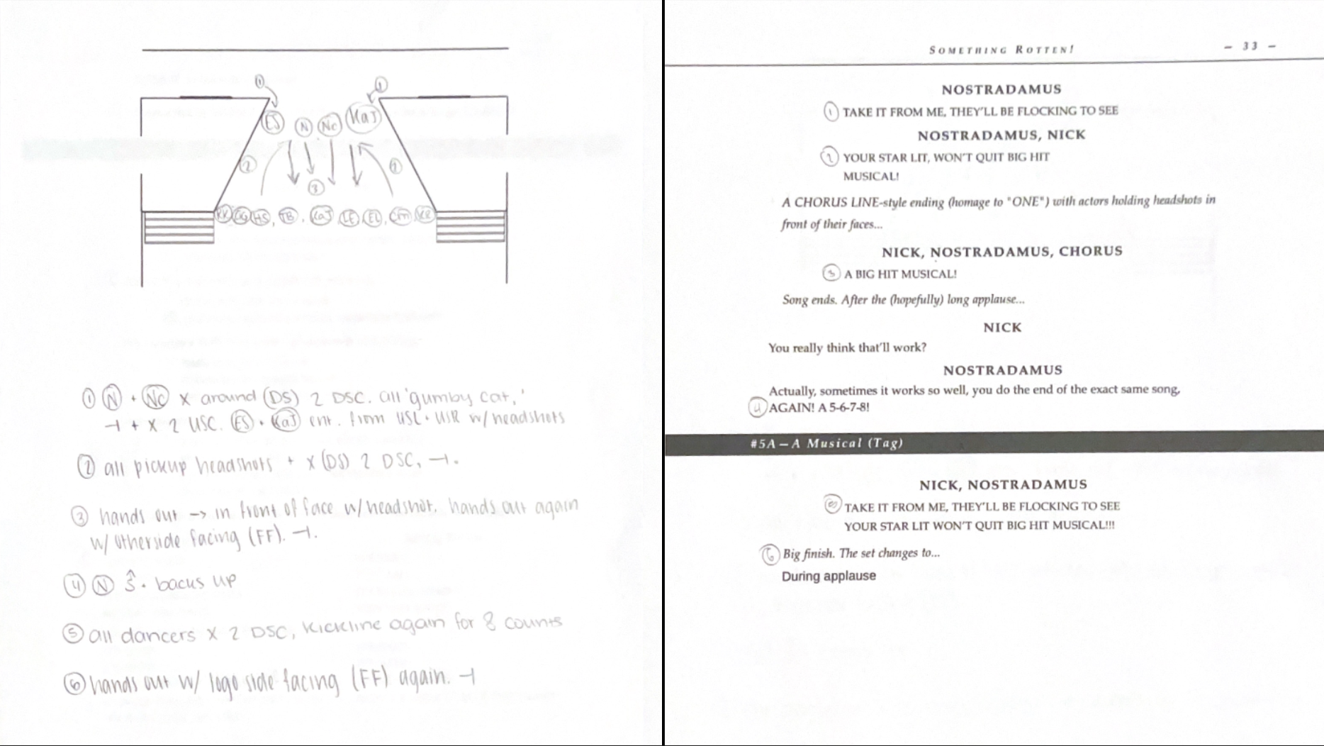 Blocking Sheet Excerpt