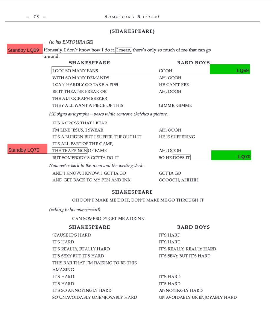 Calling Script Excerpt