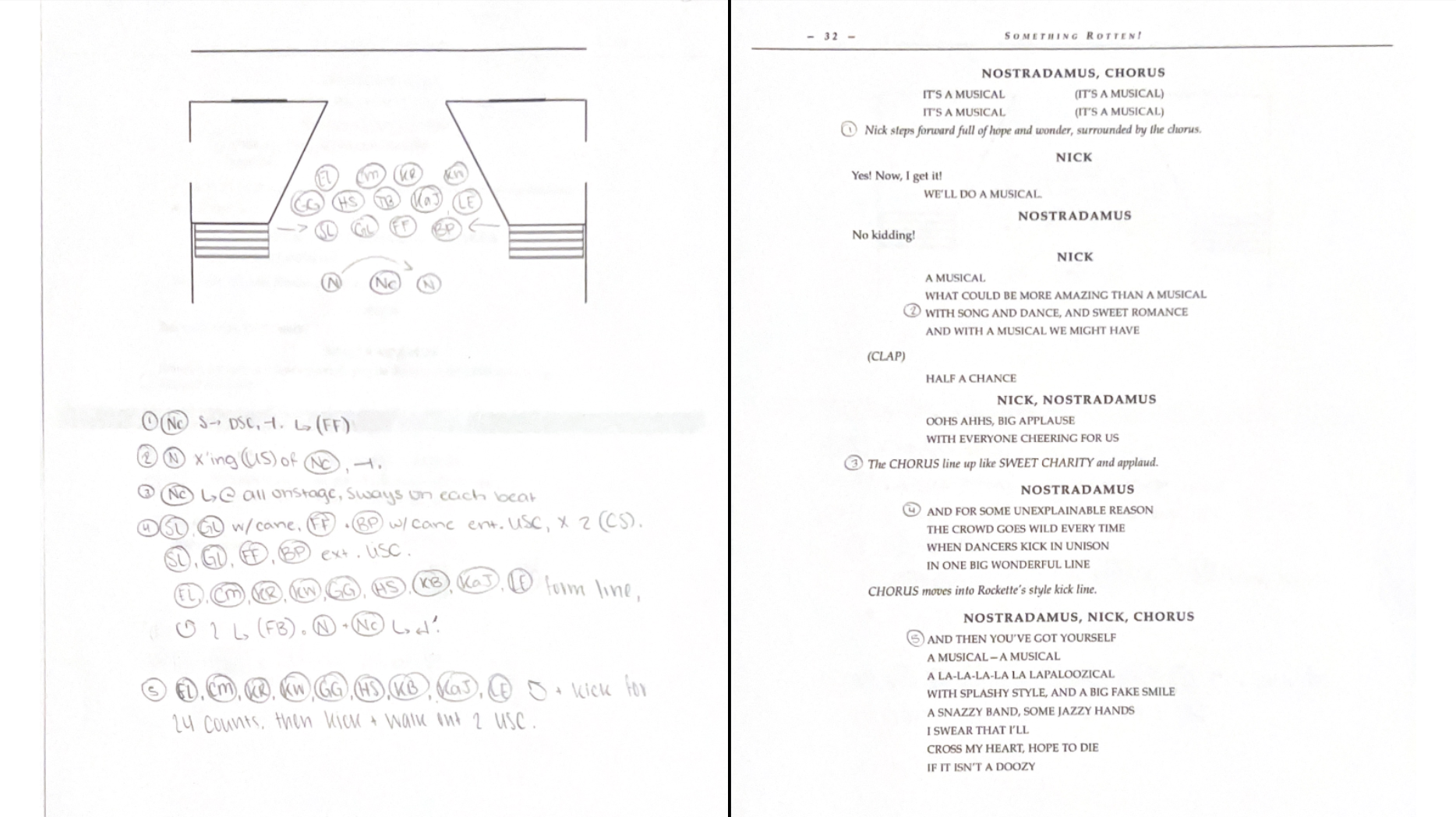 Blocking Sheet Excerpt