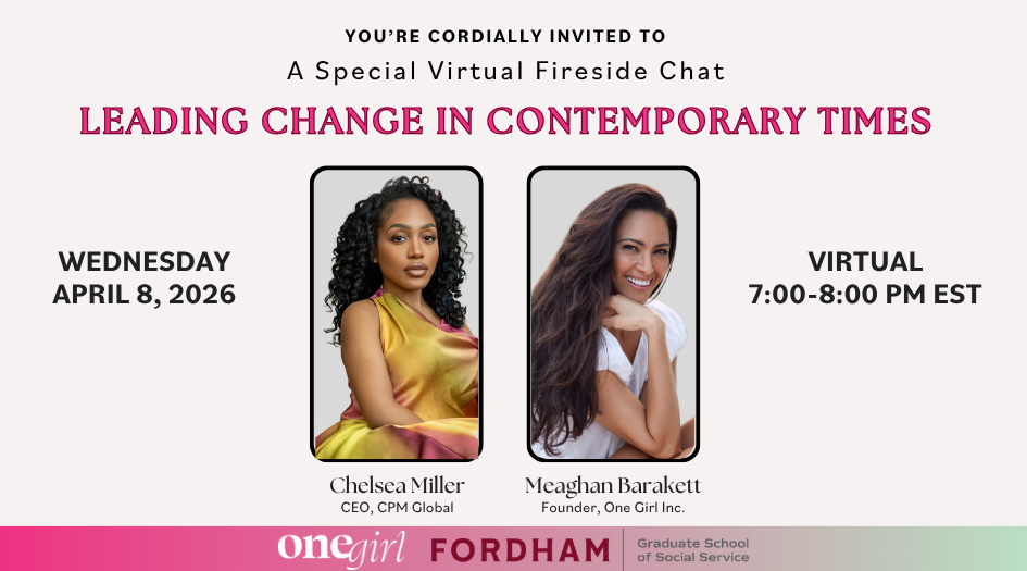 A Virtual Conversation: GSS x OneGirl Fireside Chat with Chelsea Miller