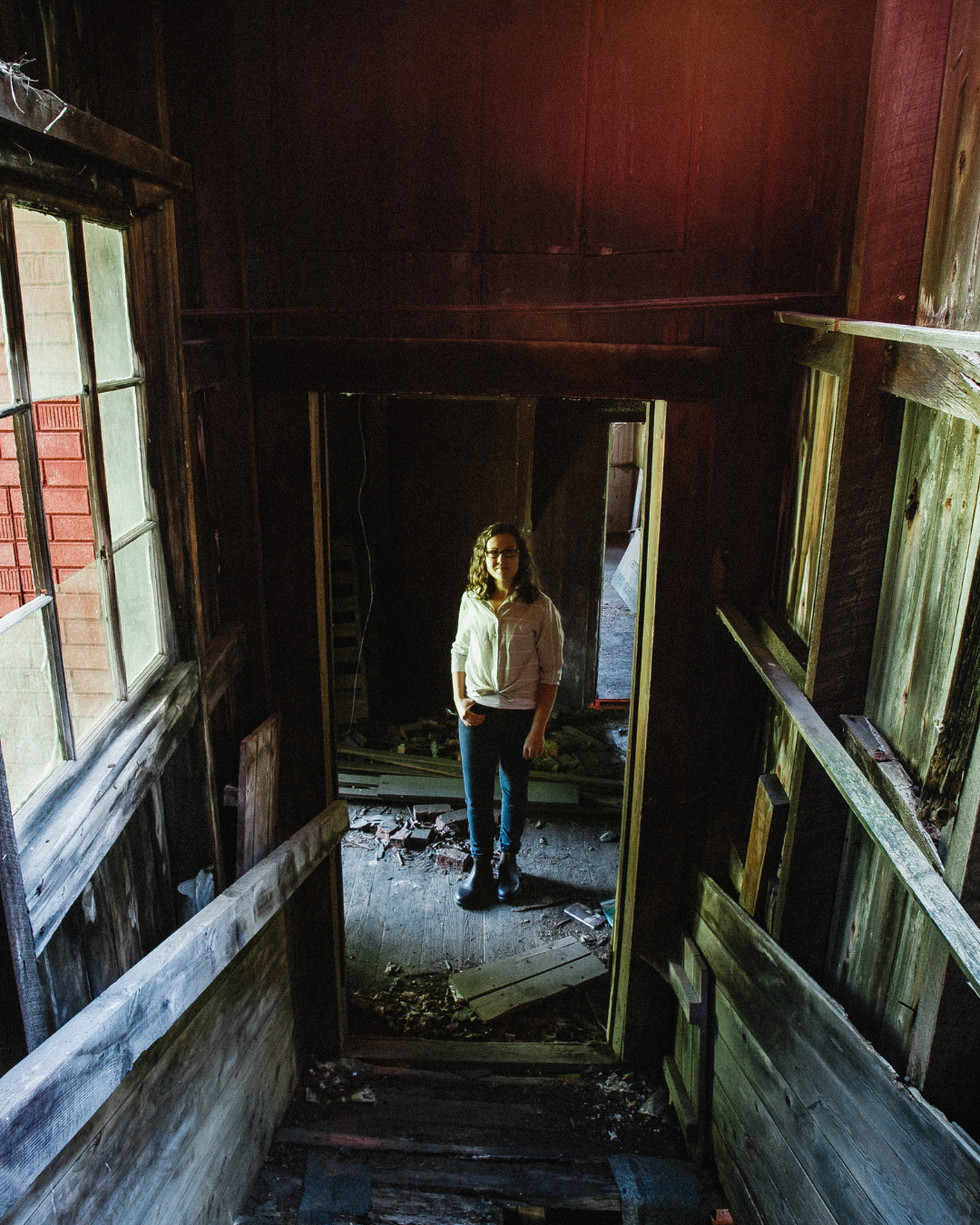Copake train depot interior, June 2021