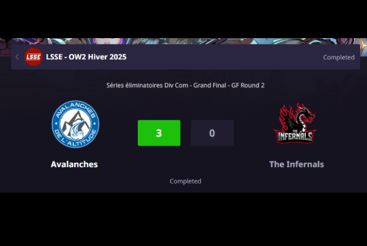 Une finale renversante pour conclure la saison Overwatch 2 hiver 2025 de la LSSE