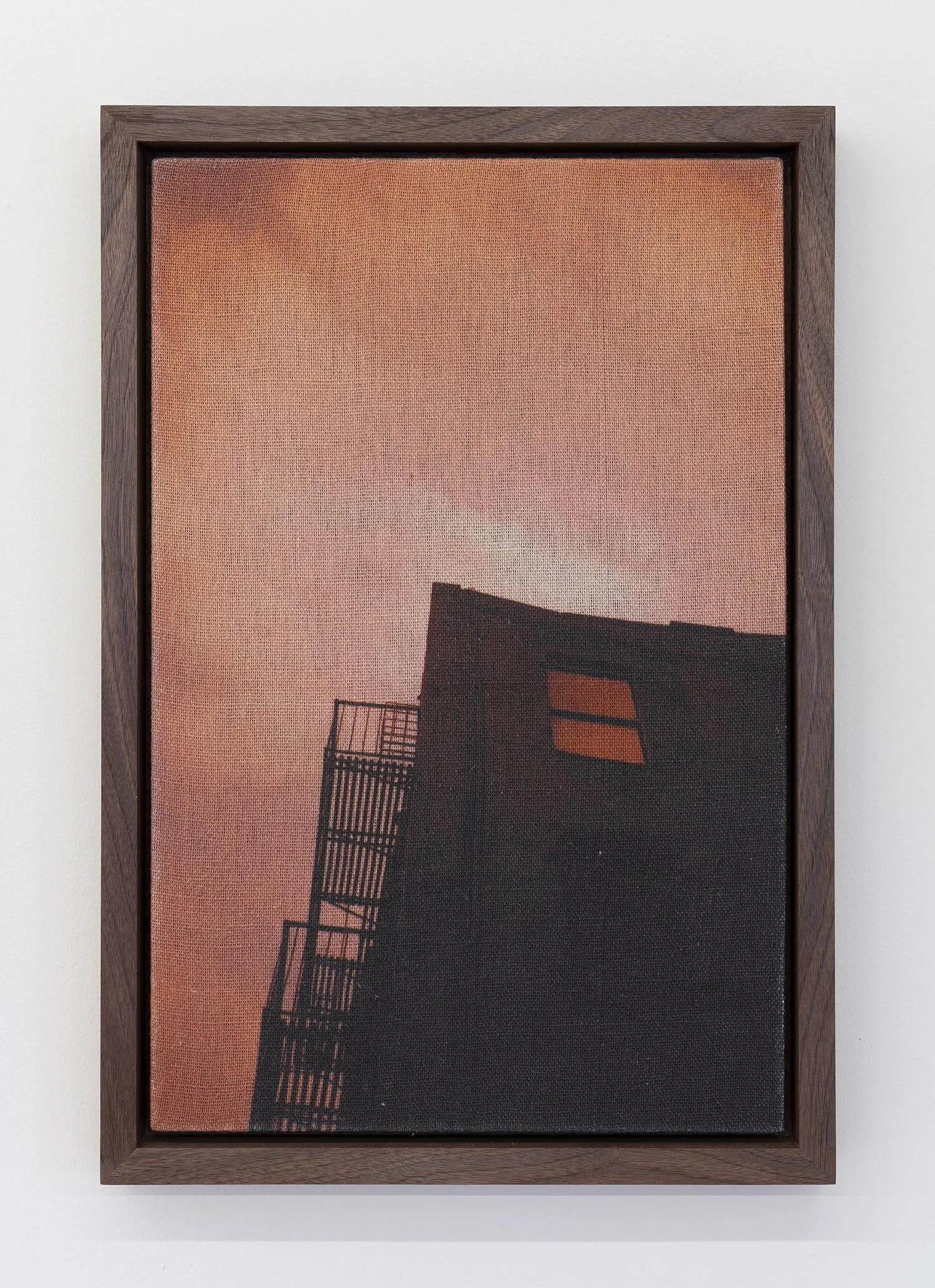 Adam Zhu: CC Projects
 
 Acid Sunset , 2022, UV print on canvas, 15 x 22 x 1 3/4" Framed 