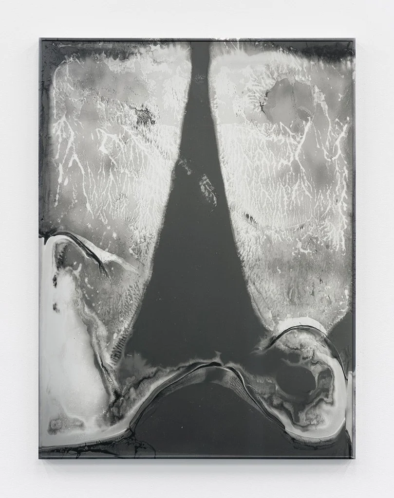 Eileen Quinlan: Miguel Abreu Gallery
 
 Breathing , 2023, UV-cured inkjet print on mirror and aluminum frame, 40 1/4 x 30 1/4 x 1 1/2 inches (102.2 x 76.8 x 3.8 cm), (EQ1788.23)