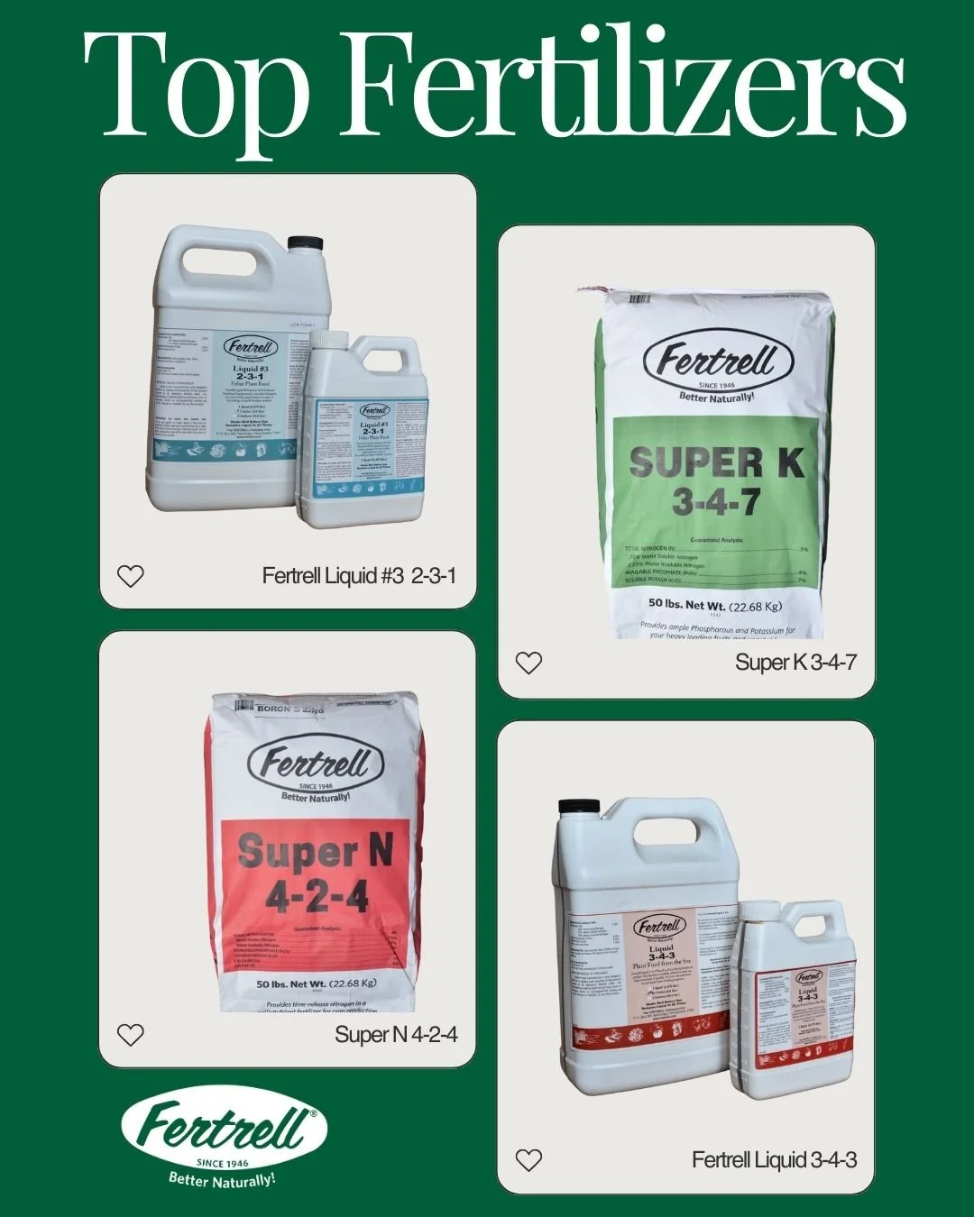 When growers come back year after year asking for the same products, we know we&rsquo;re doing something right. These four favorites are trusted across gardens, farms, and fields because they&rsquo;re designed to support healthy soil, strong roots, a