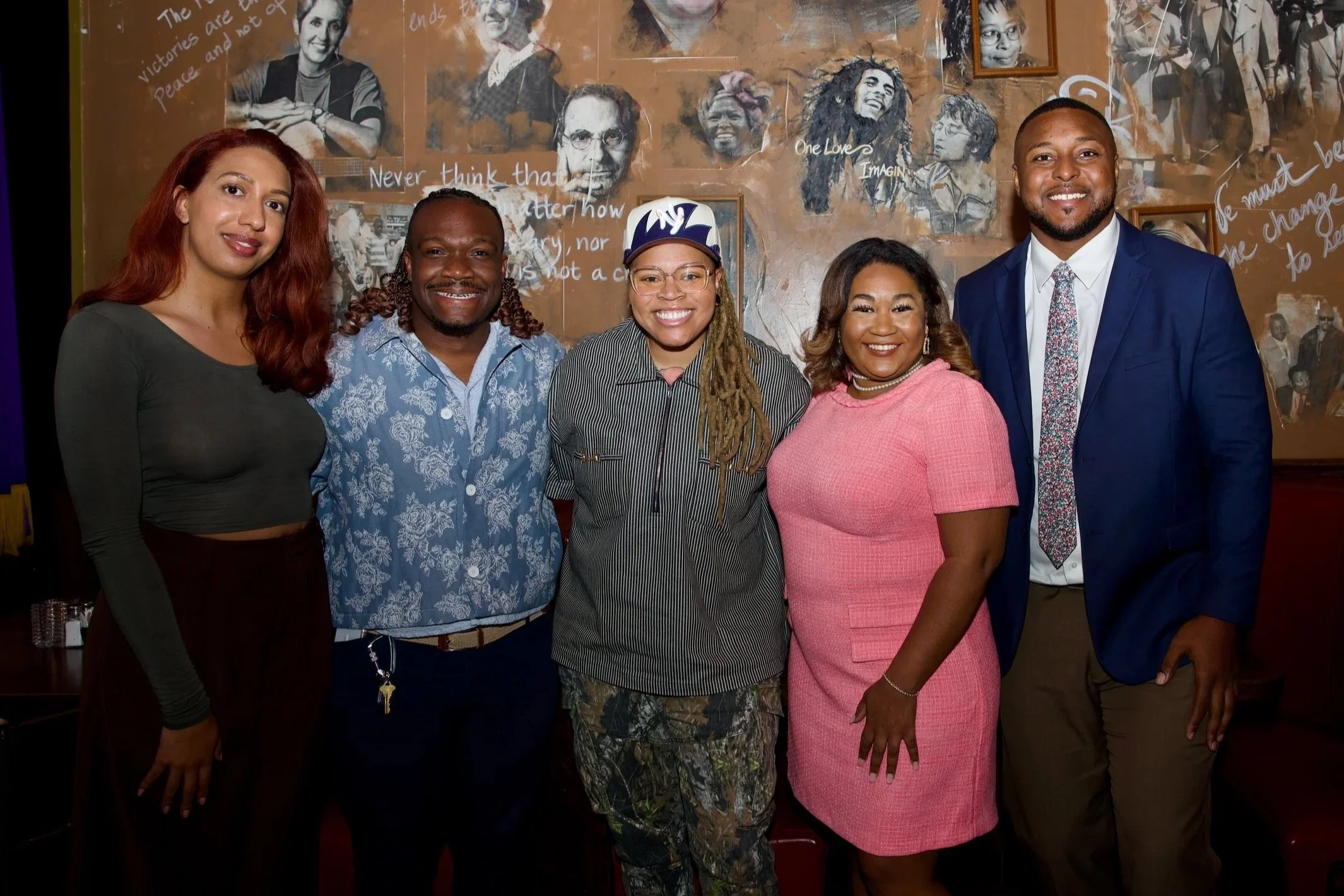 Elizabeth Booker Houston, Chess Jakobs, Charity Blackwell, Asia Guest, and Xavier Boatright