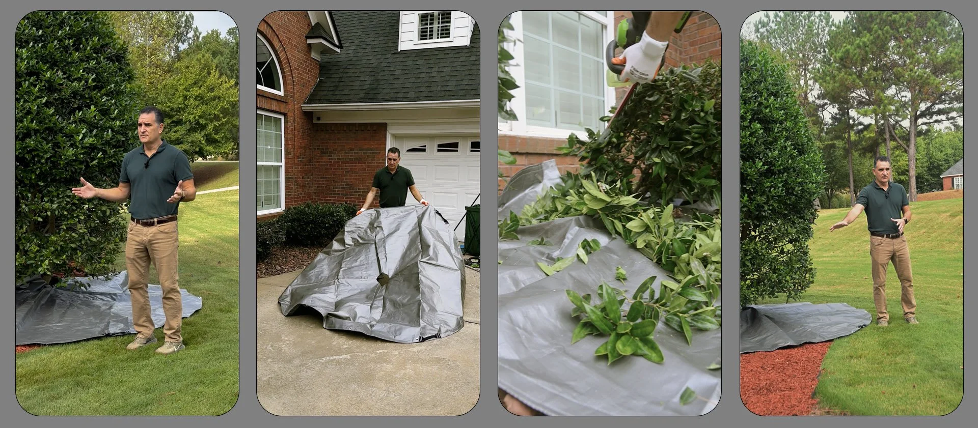 Sample frames from an explainer video formatted for use in social media. Video and photography by Chris Wulff